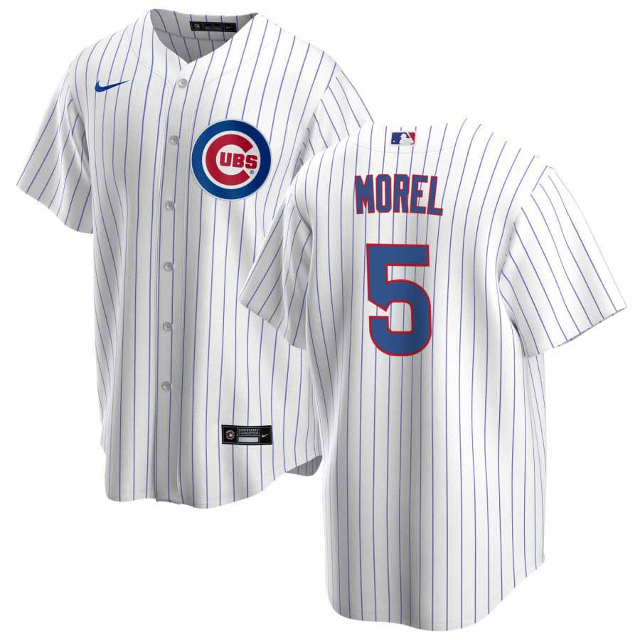 Chicago Cubs Nike Christopher Morel Home Replica Jersey with Authentic Lettering Large