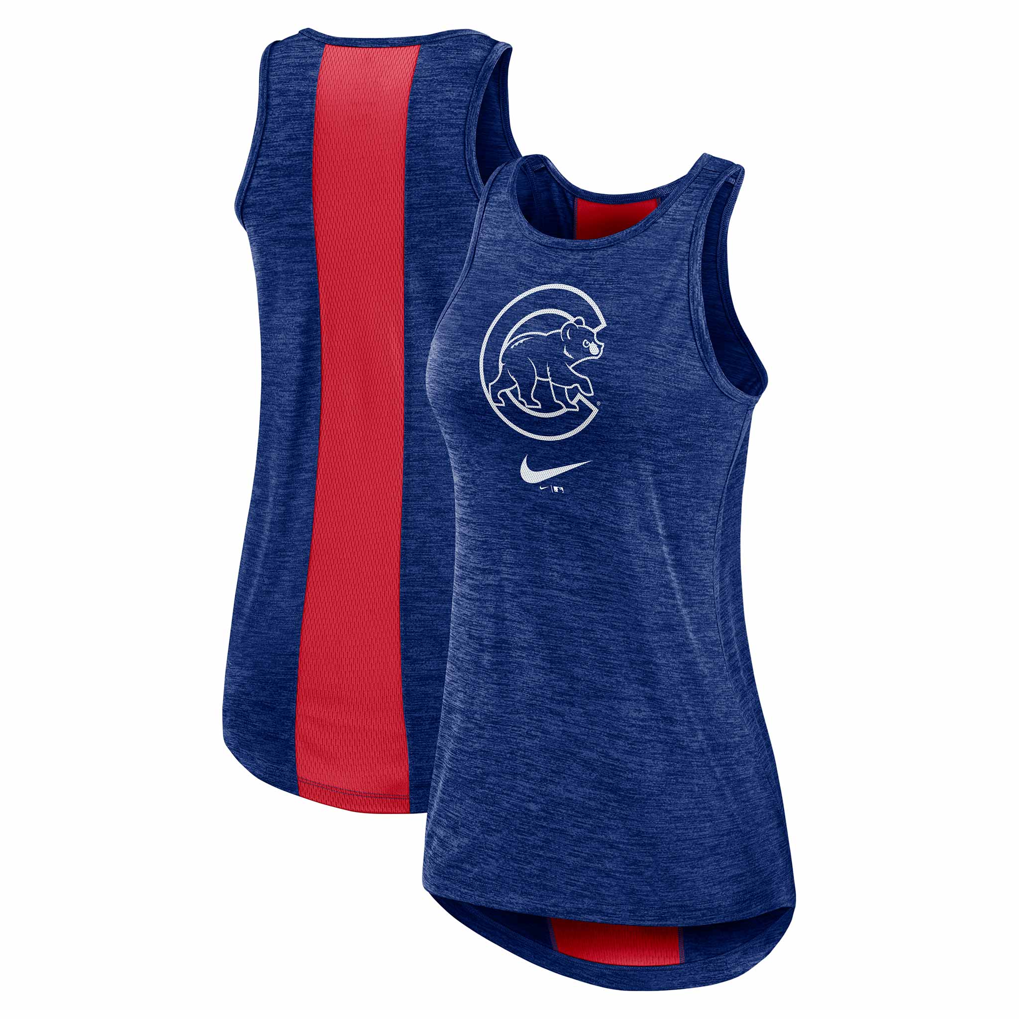 Nike Dri-Fit Right Mix (MLB Chicago Cubs) Women's High-Neck Tank Top
