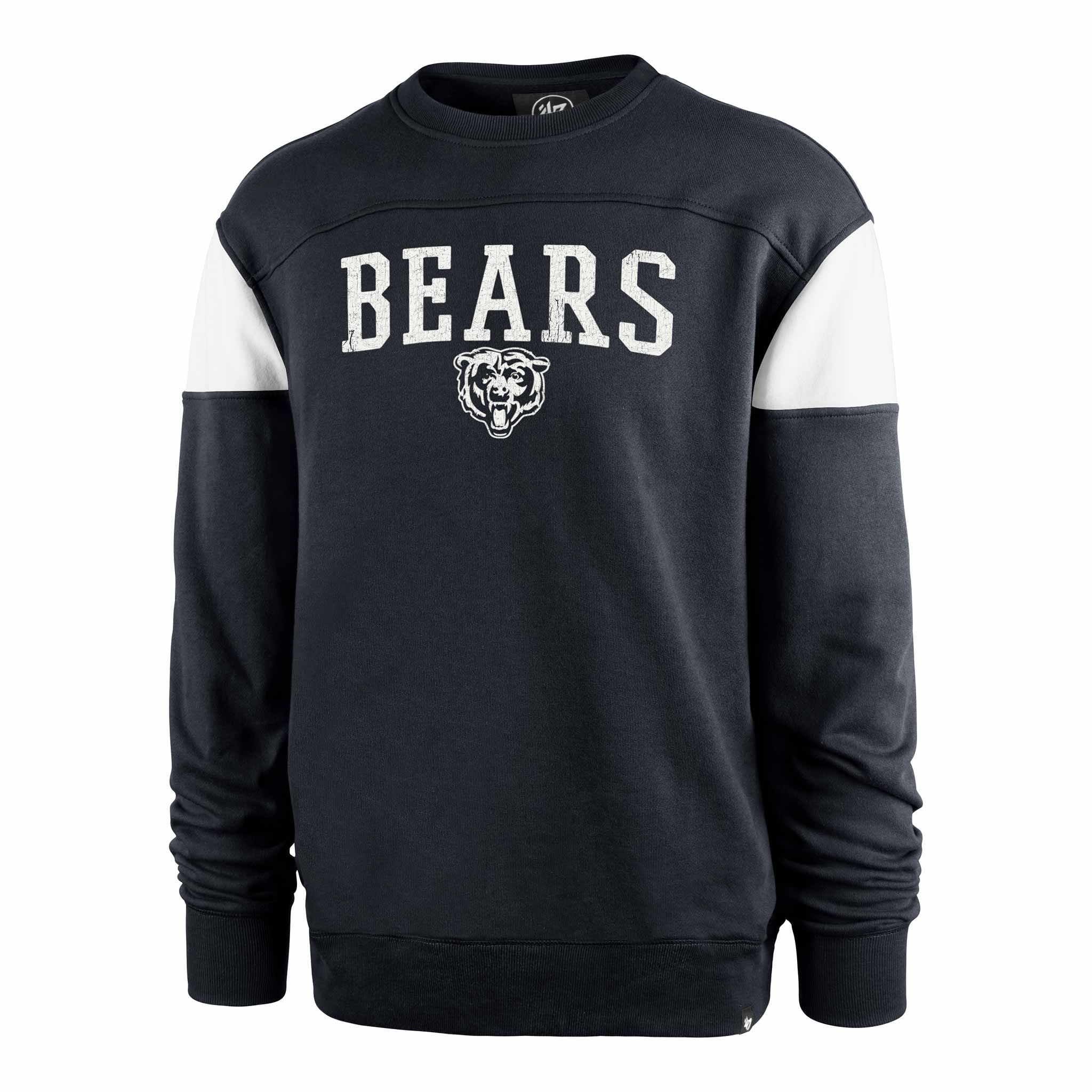 '47 Chicago Bears Atlas Blue GROUNDBREAK Crew Sweatshirt Small