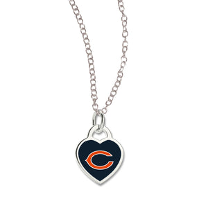 Chicago Cubs Women's Gold-Plated Enamel Pendant