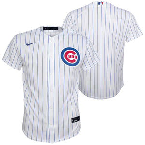 Chicago Cubs Youth Nike Custom Home Pinstripe Replica Jersey - Clark Street  Sports