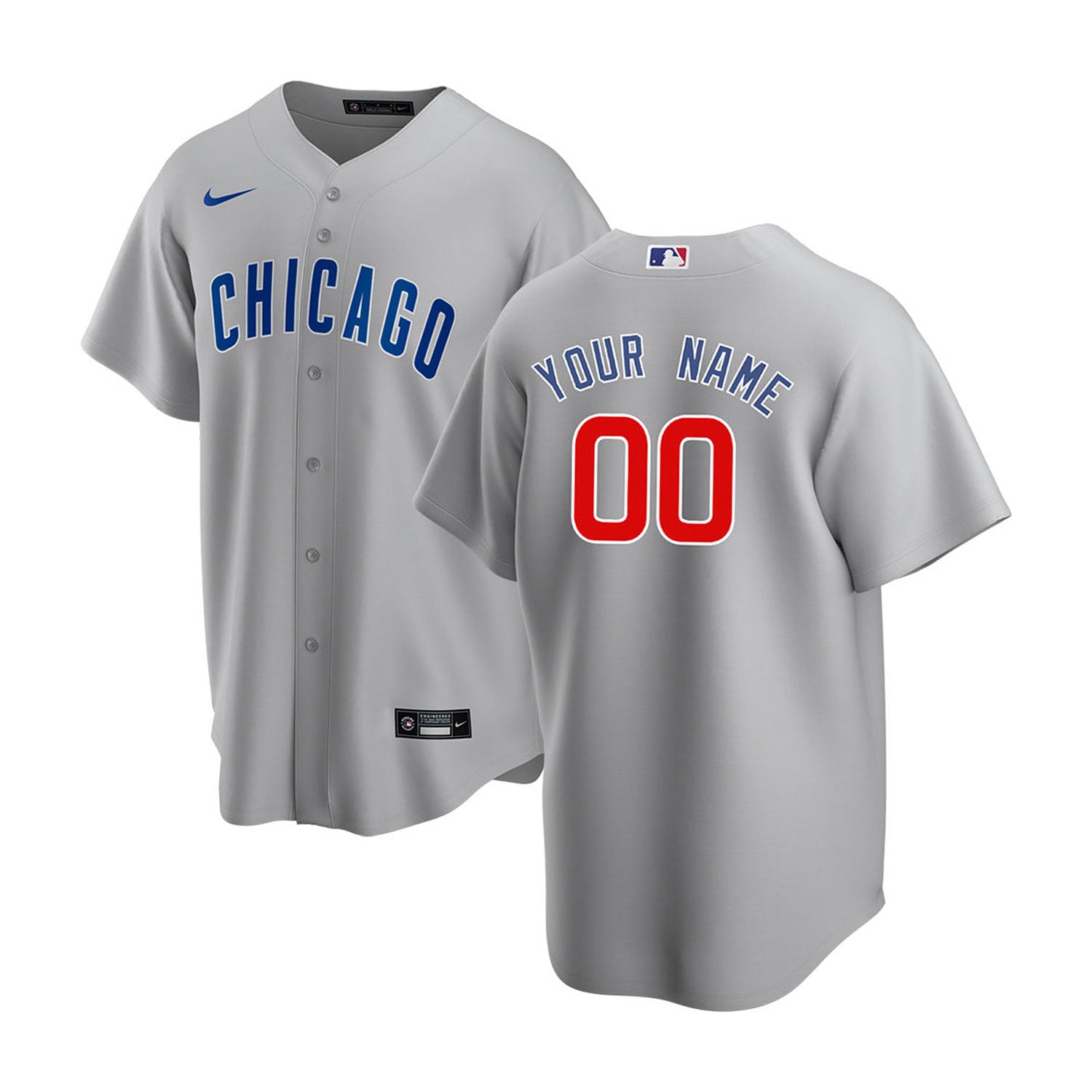 Chicago Cubs Customized Youth Nike Alternate Royal Team Replica Jersey Large = 14-16