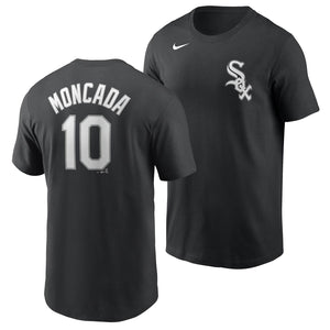 Chicago White Sox Nike Official Replica Home Jersey - Youth with Moncada 10  printing