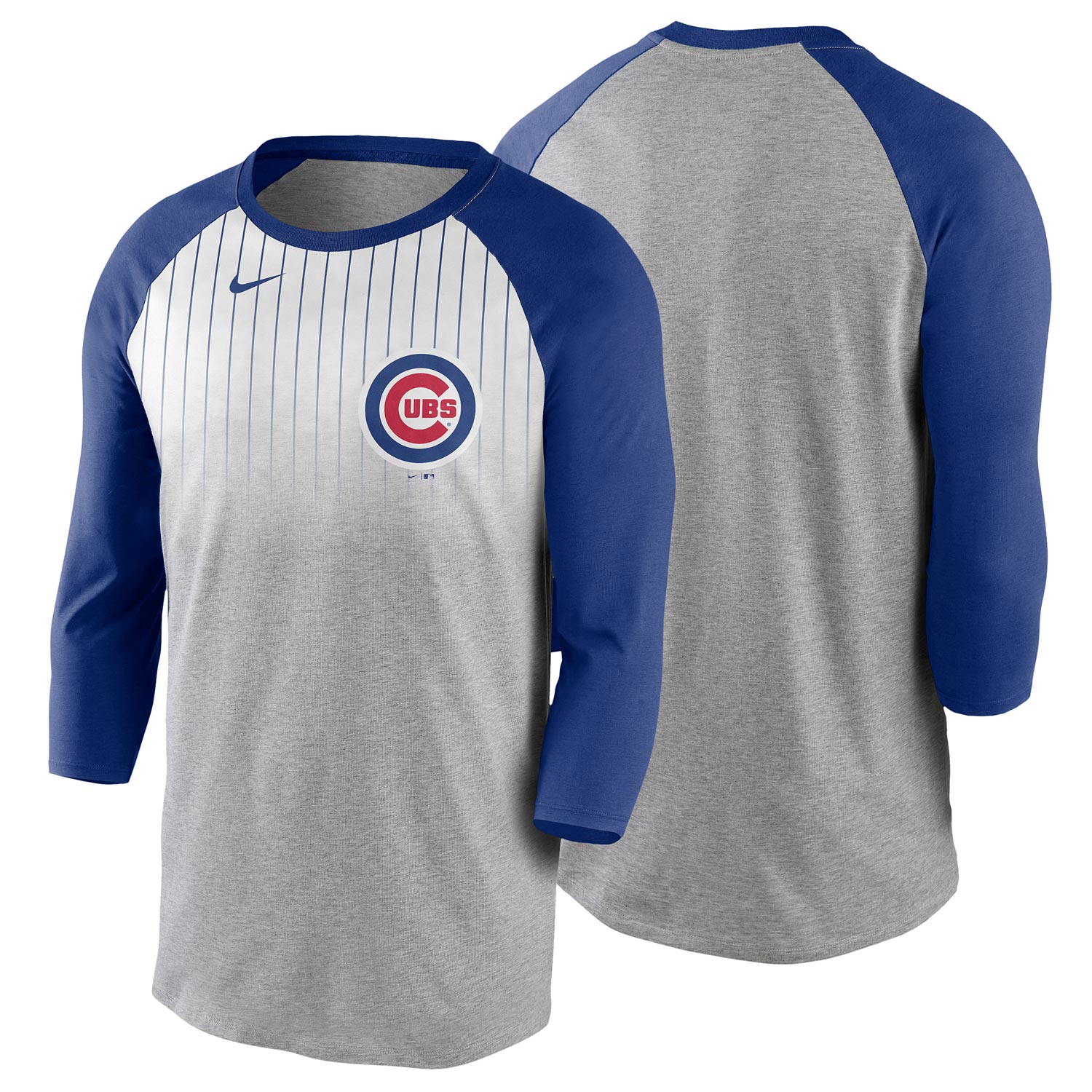  Nike Women's Chicago Cubs Red White Raglan Three-Quarter Sleeve  Shirt (X-Small) : Sports & Outdoors