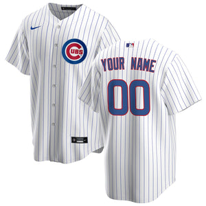  Adult 2XL Chicago Cubs Custom (Any Name/# on Back) Licensed  Replica Full-Button Jersey Royal Blue : Sports & Outdoors