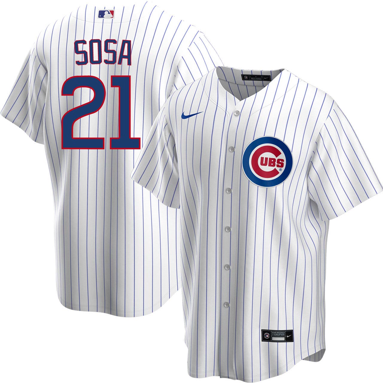 Chicago Cubs Sammy Sosa Nike Road Replica Jersey With Authentic