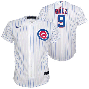 Chicago Cubs Nike Javier Baez Alt Replica Jersey With Authentic Lettering