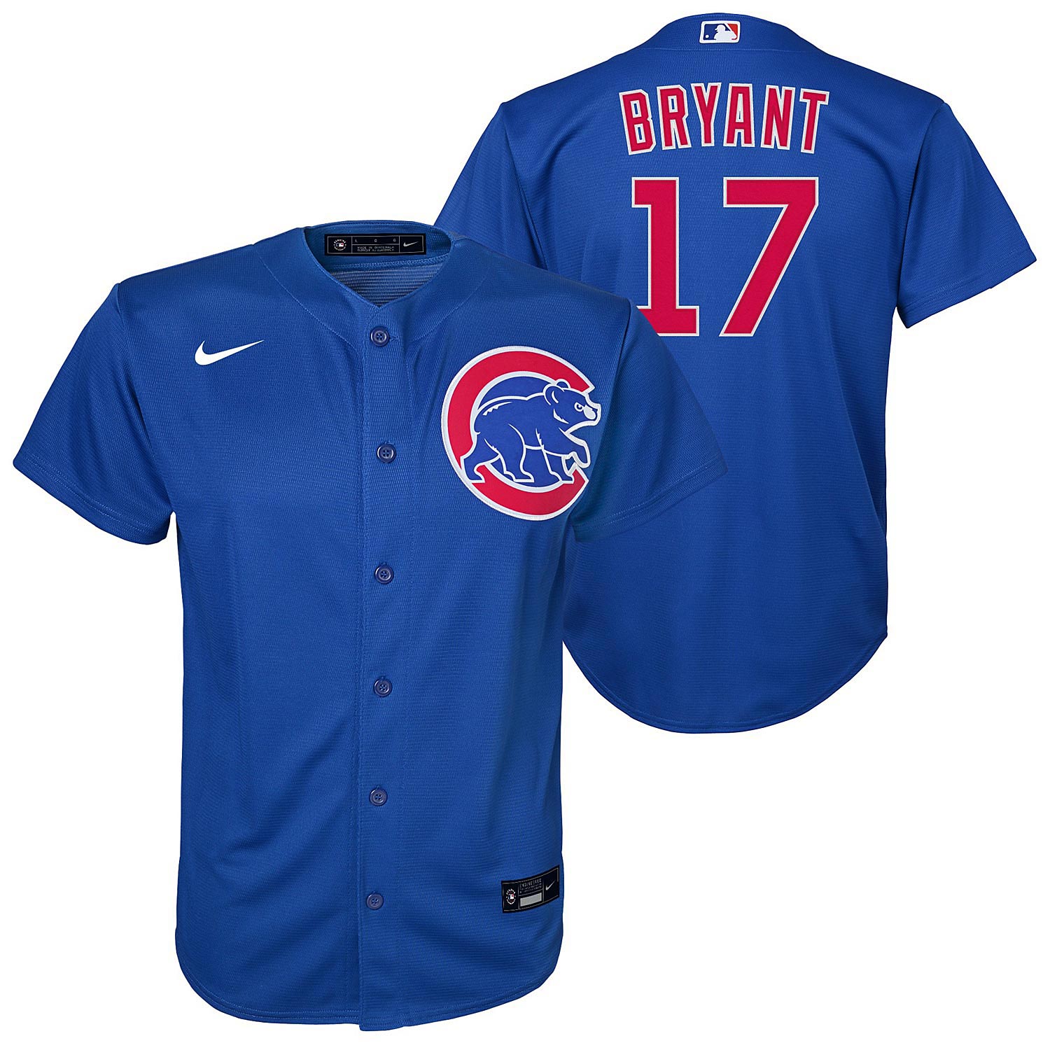 Nike MLB Chicago Cubs Kris Bryant Home Twill Youth