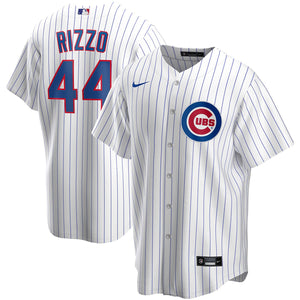 Women's Majestic Chicago Cubs #44 Anthony Rizzo Authentic Pink