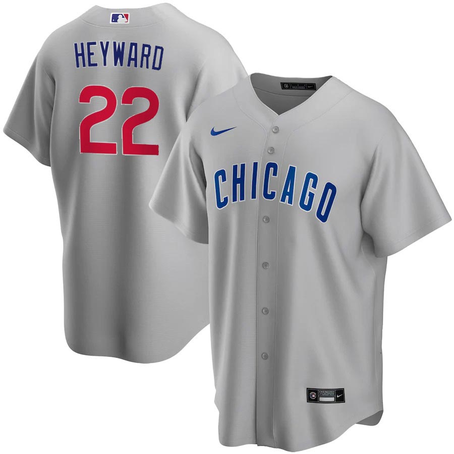 Chicago Cubs Nike Jason Heyward Road Replica Jersey With Authentic