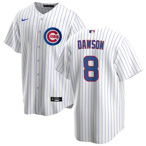 Nike MLB Chicago Cubs (Dansby Swanson) Women's Replica Baseball Jersey - White/Royal Blue M (8-10)