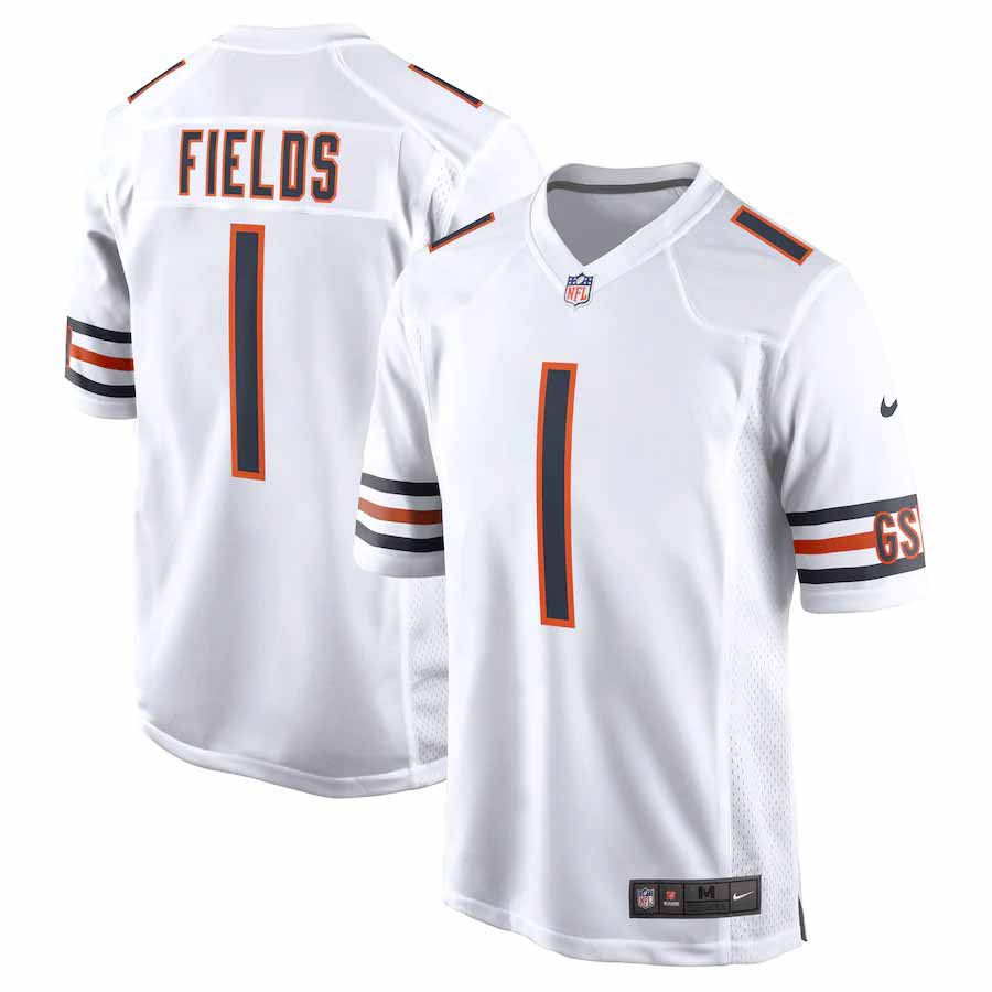 Chicago Bears Justin Fields Road Game Replica Jersey – Wrigleyville Sports