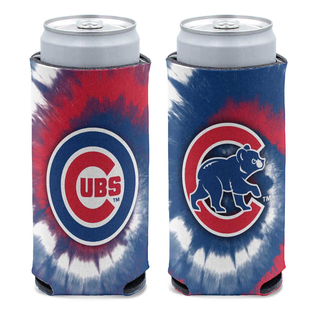 Chicago Cubs Tie-Dye Slim Can Cooler