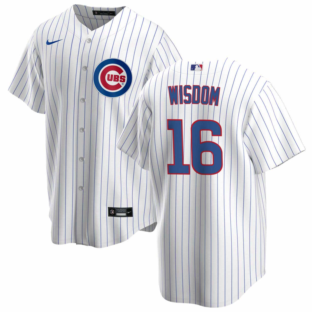 Youth Patrick Wisdom Royal Chicago Cubs Player Logo Jersey Size: 2XL