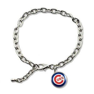 14k Gold MLB LogoArt Chicago Cubs Bear Cub in Letter C Small Pendant