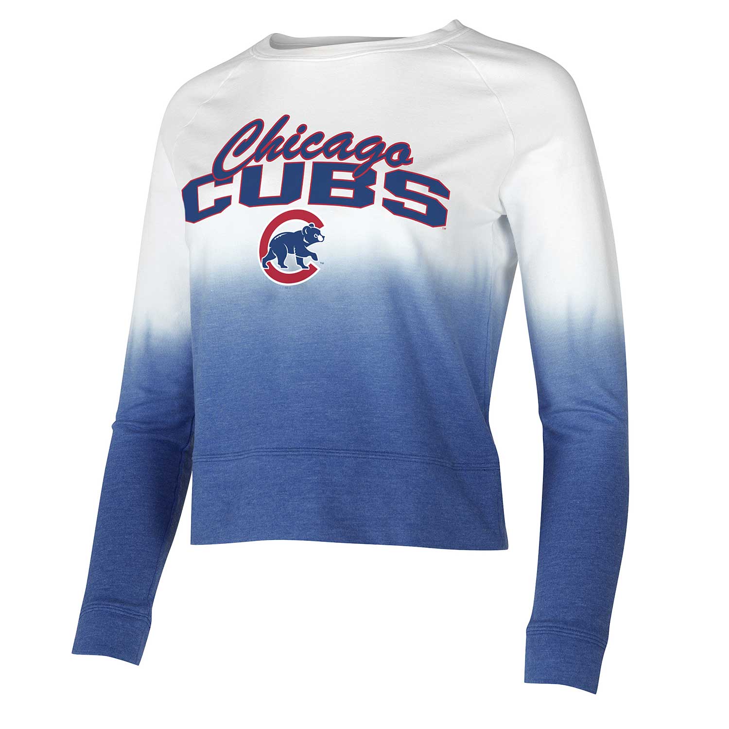 Chicago Cubs Ladies Team Dye Long Sleeve Lounge Shirt Large