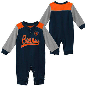 Chicago Bears Baby Onesie Justin Fields BEAR DOWN 