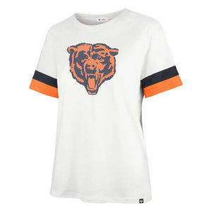 Chicago Bears Ladies Atlas Blue Vintage Tubular Long Sleeve T