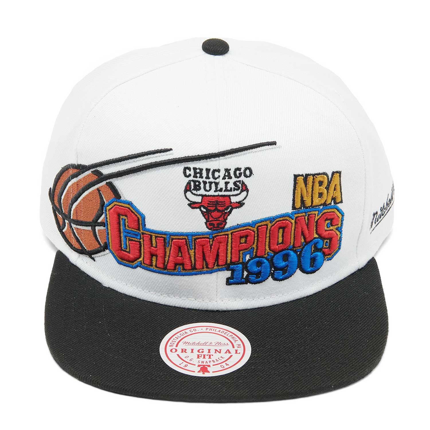 Vintage Chicago Bulls 1996 Champions Logo Athletic Snapback Hat