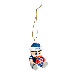 Chicago Cubs Santa On a Motorcycle Ornament – Wrigleyville Sports