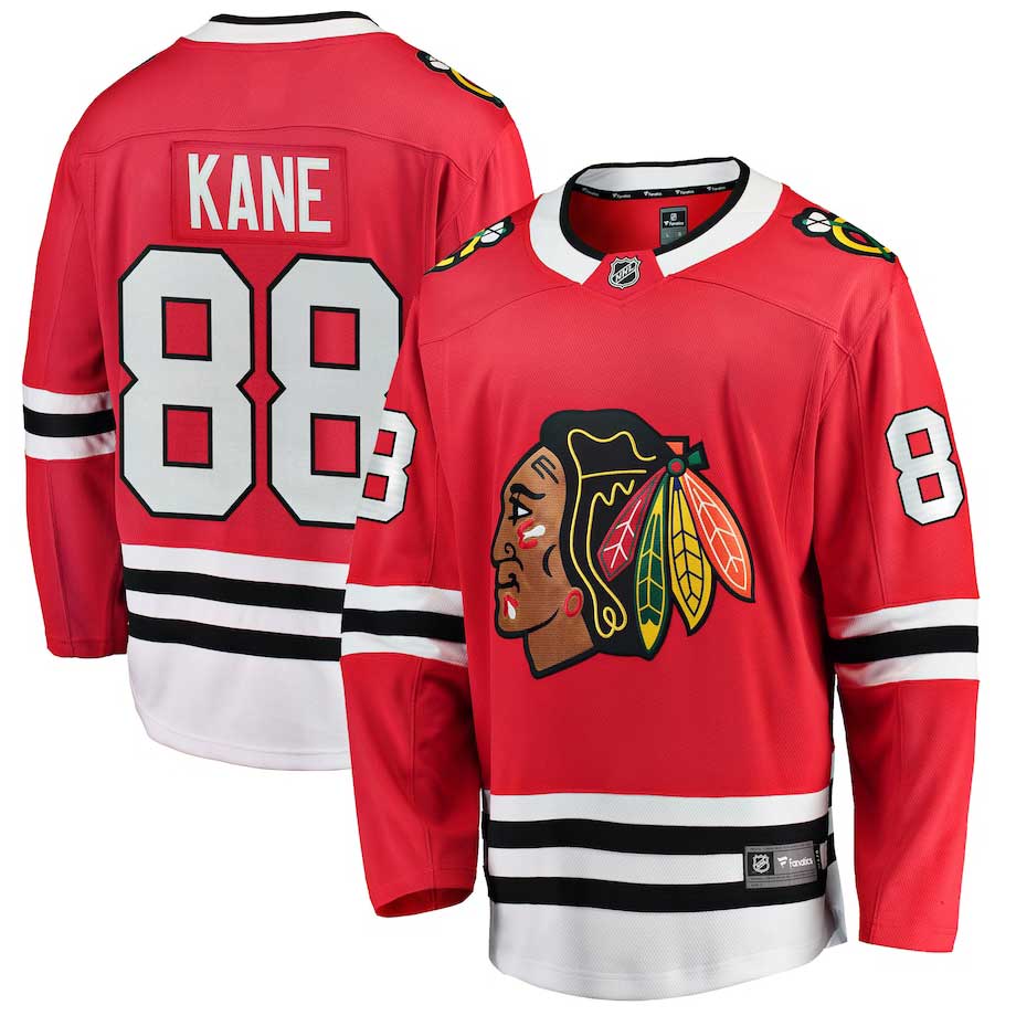 Men's Fanatics Branded Connor Bedard Red Chicago Blackhawks 2023 NHL Draft Home Breakaway Player Jersey