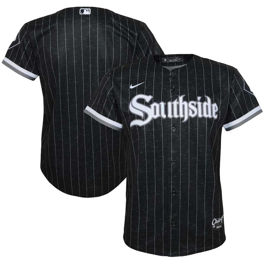 Nike Men's Chicago White Sox Black City Connect Replica Jersey