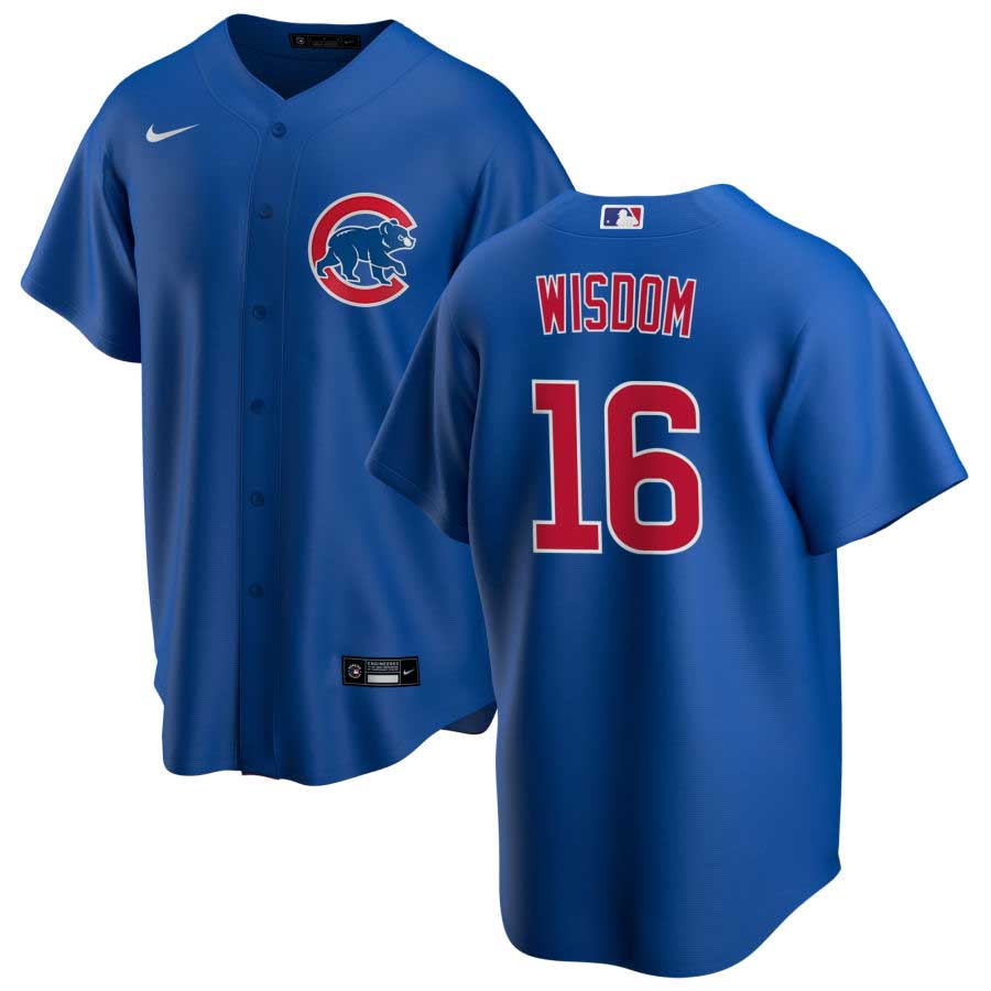 Patrick Wisdom Signed Cubs Jersey (JSA)