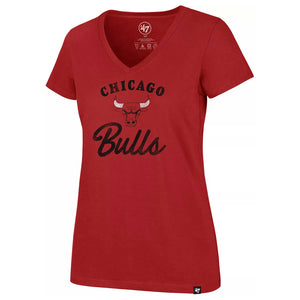 47 Women's Chicago Bulls Grey Dolly Cropped T-Shirt, Medium