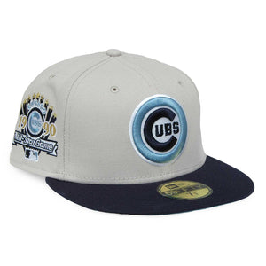 Chicago Cubs 1969 Black & Baby Blue 59FIFTY Fitted Cap 7 7/8 = 24 5/8 in = 62.5 cm