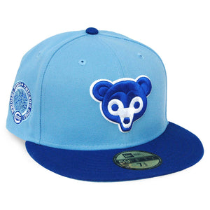 Chicago Cubs 1969 Black & Baby Blue 59FIFTY Fitted Cap 7 7/8 = 24 5/8 in = 62.5 cm