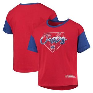 Shop Chicago Cubs Kids T-shirt, Pink T-shirt