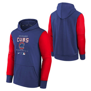 Chicago Cubs Youth Color Bar Club Pullover Hoodie by NIKE