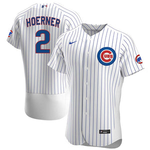 Nico Hoerner Autographed Chicago Custom Baseball Jersey - PSA/DNA