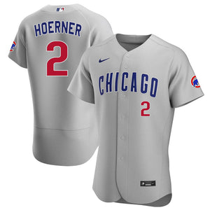 Nico Hoerner Autographed Chicago Custom Baseball Jersey - PSA/DNA COA