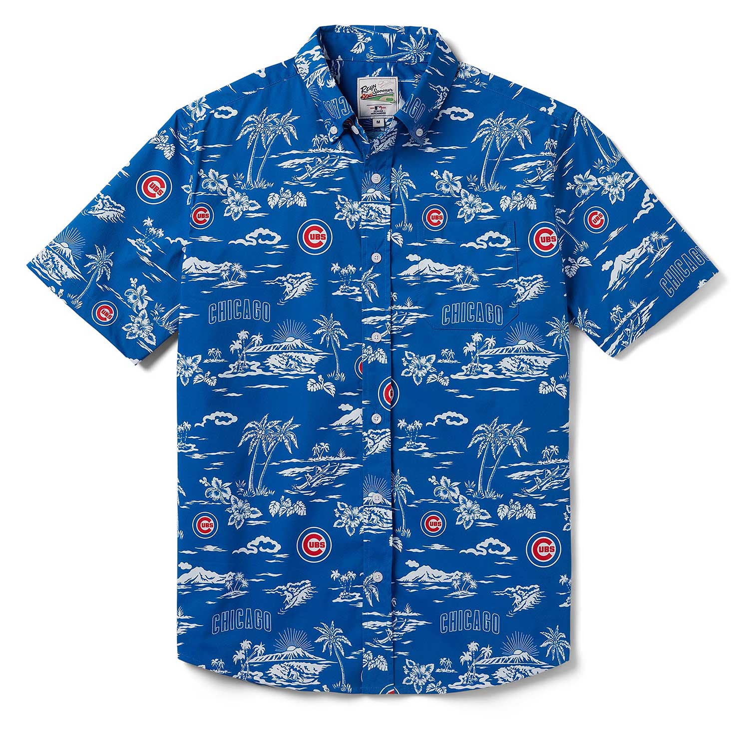 Chicago Cubs MLB Hawaiian Shirt Warm Daystime Aloha Shirt - Trendy