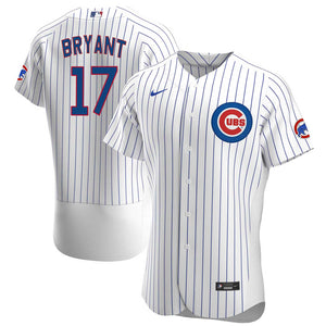 Chicago Cubs Nike Kris Bryant Road Replica Jersey With Authentic Lettering