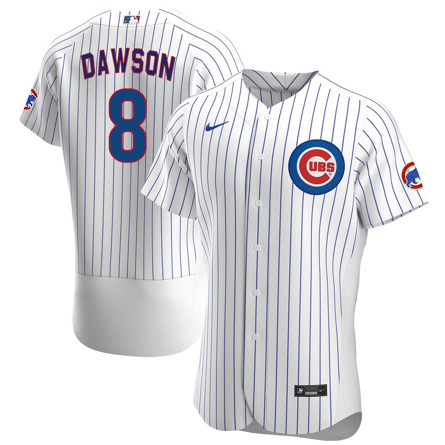 Chicago Cubs Andre Dawson Nike Home Authentic Jersey 52 = XX-Large