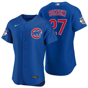 Nike Men's Chicago Cubs Seiya Suzuki #27 White Home Jersey