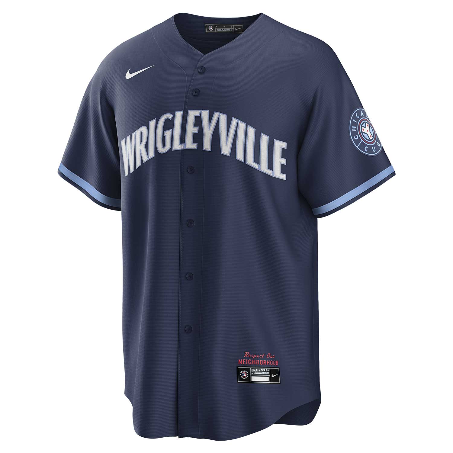 Chicago Cubs Nike Men's Navy City Connect Wrigleyville Replica Jersey