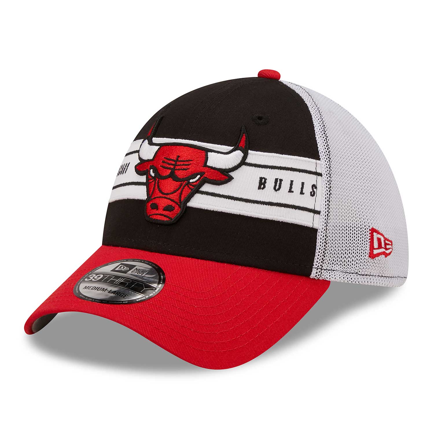 Chicago Bulls New Era Camo 39THIRTY Flex Hat - Charcoal/Black