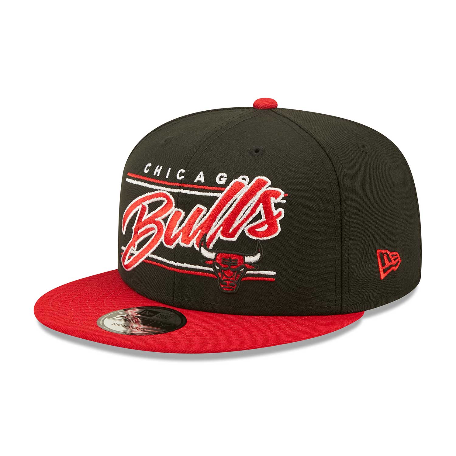 New Era Athletic Logo 9Fifty Red Mesh Snapback Hat