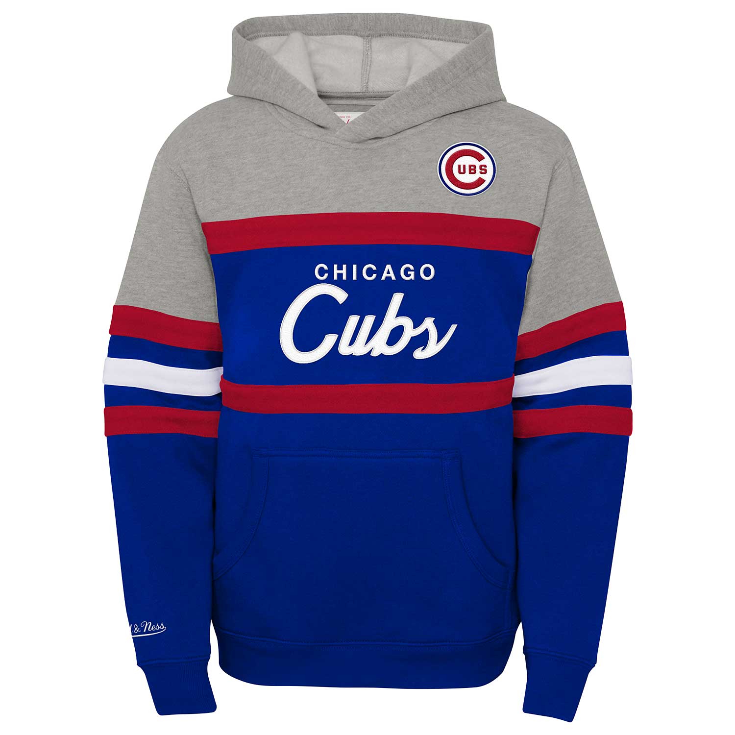Chicago Cubs Youth Head Coach Hooded Sweatshirt Medium = 10-12