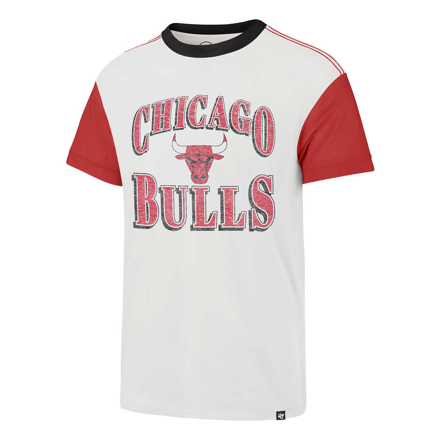 Men's Clothing Mitchell & Ness NBA Merch Take Out Tee Chicago Bulls White