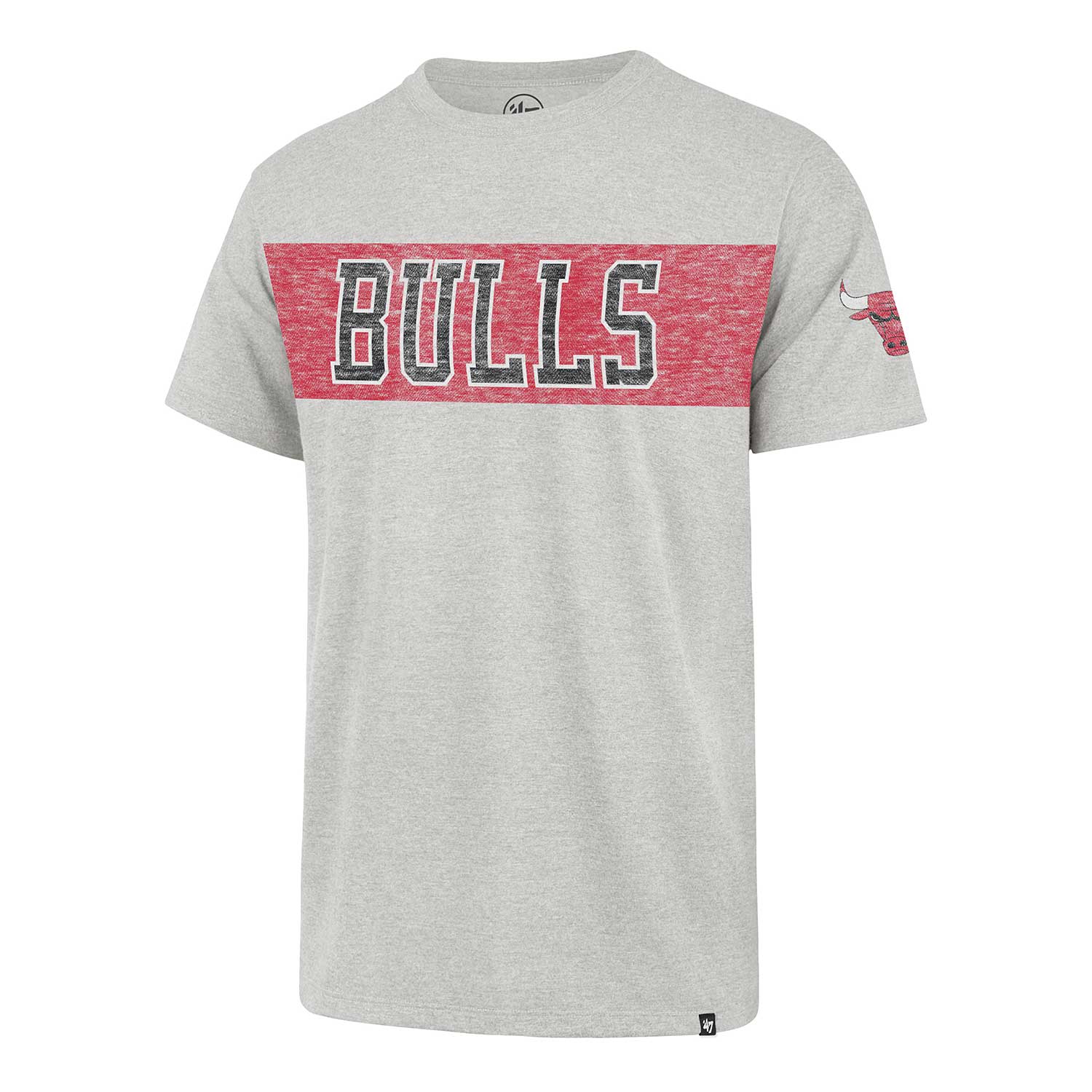 NBA Chicago Bulls Men's Shirt Tee T-Shirt Gray 5XL