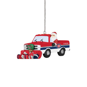 Chicago Cubs Santa On a Motorcycle Ornament – Wrigleyville Sports