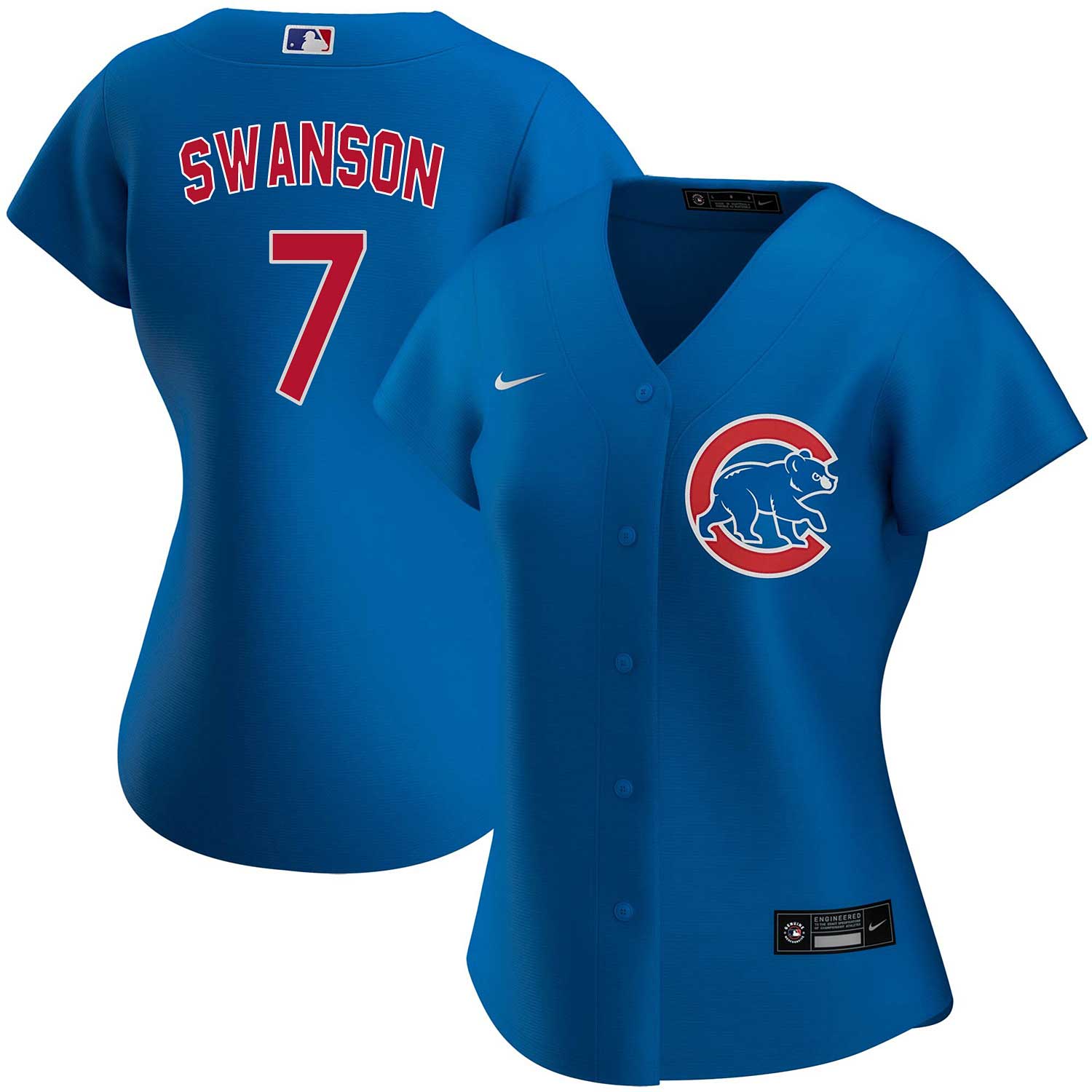 Men's Chicago Cubs Nike Royal Alternate Authentic Custom Jersey