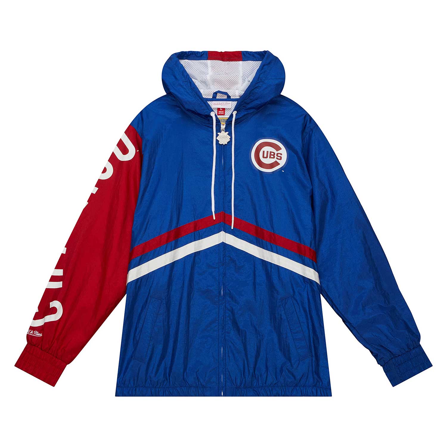 Lids Chicago Cubs Mitchell & Ness Fleece Full-Zip Hoodie - Red/Royal