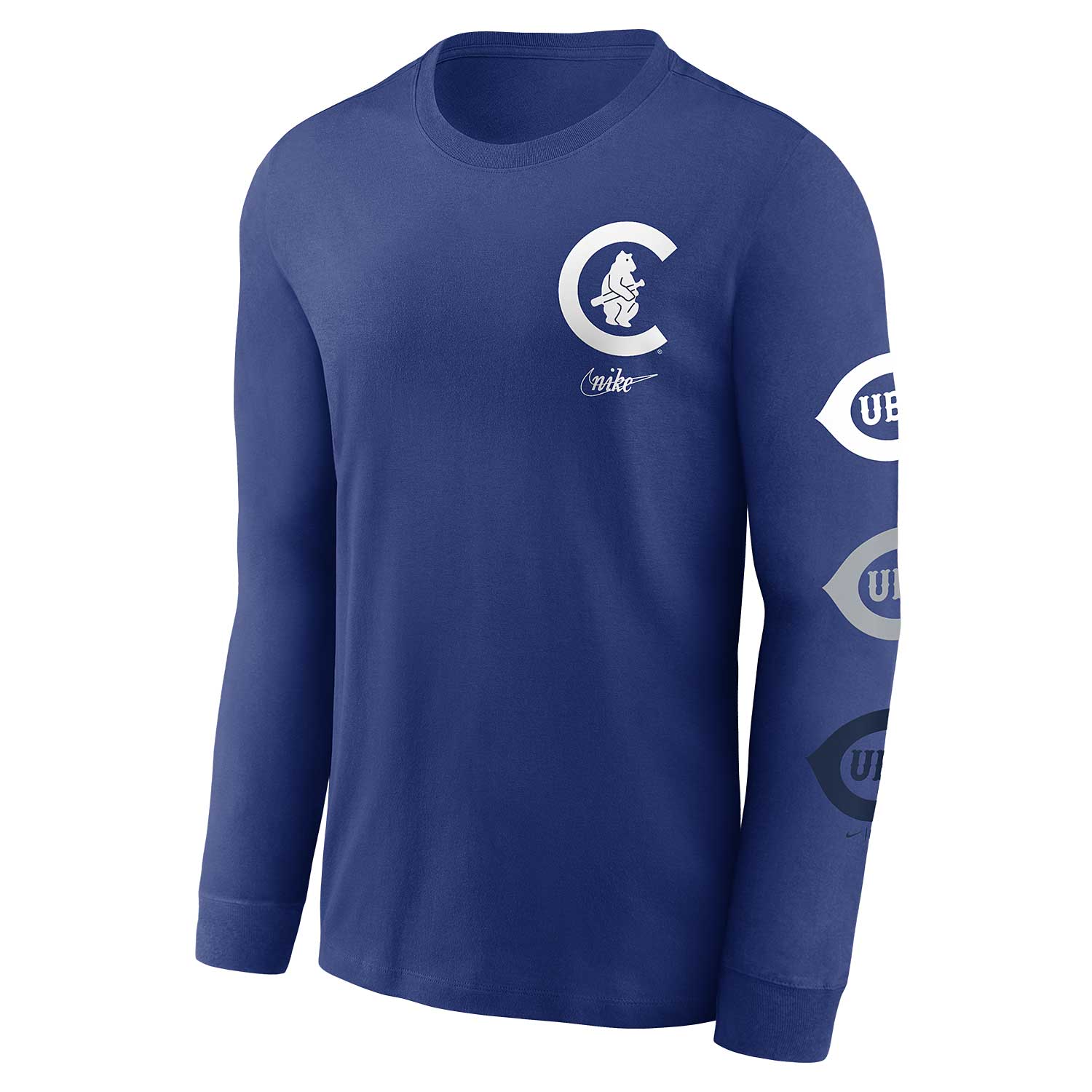 Chicago Cubs Nike Retro Repeat Long Sleeve T-Shirt X-Large