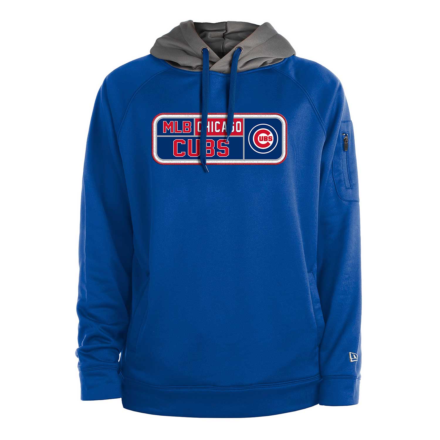 Image of Chicago Cubs Bullseye Patch Hooded Sweatshirt