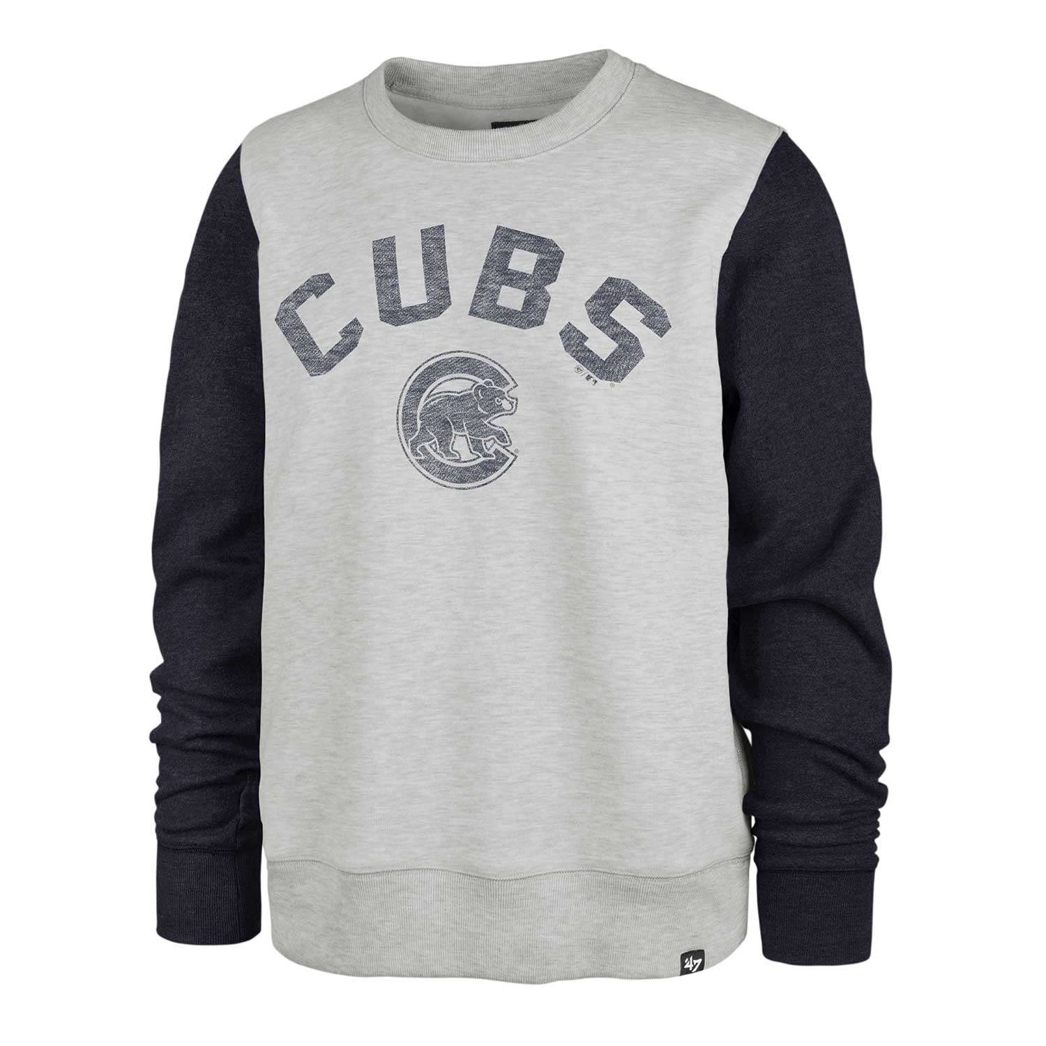 47 Chicago Cubs Relay Grey Boulevard Crew Sweatshirt Large